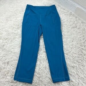 Lululemon Swift Speed High-Rise Crop 21" Hawaiian Blue